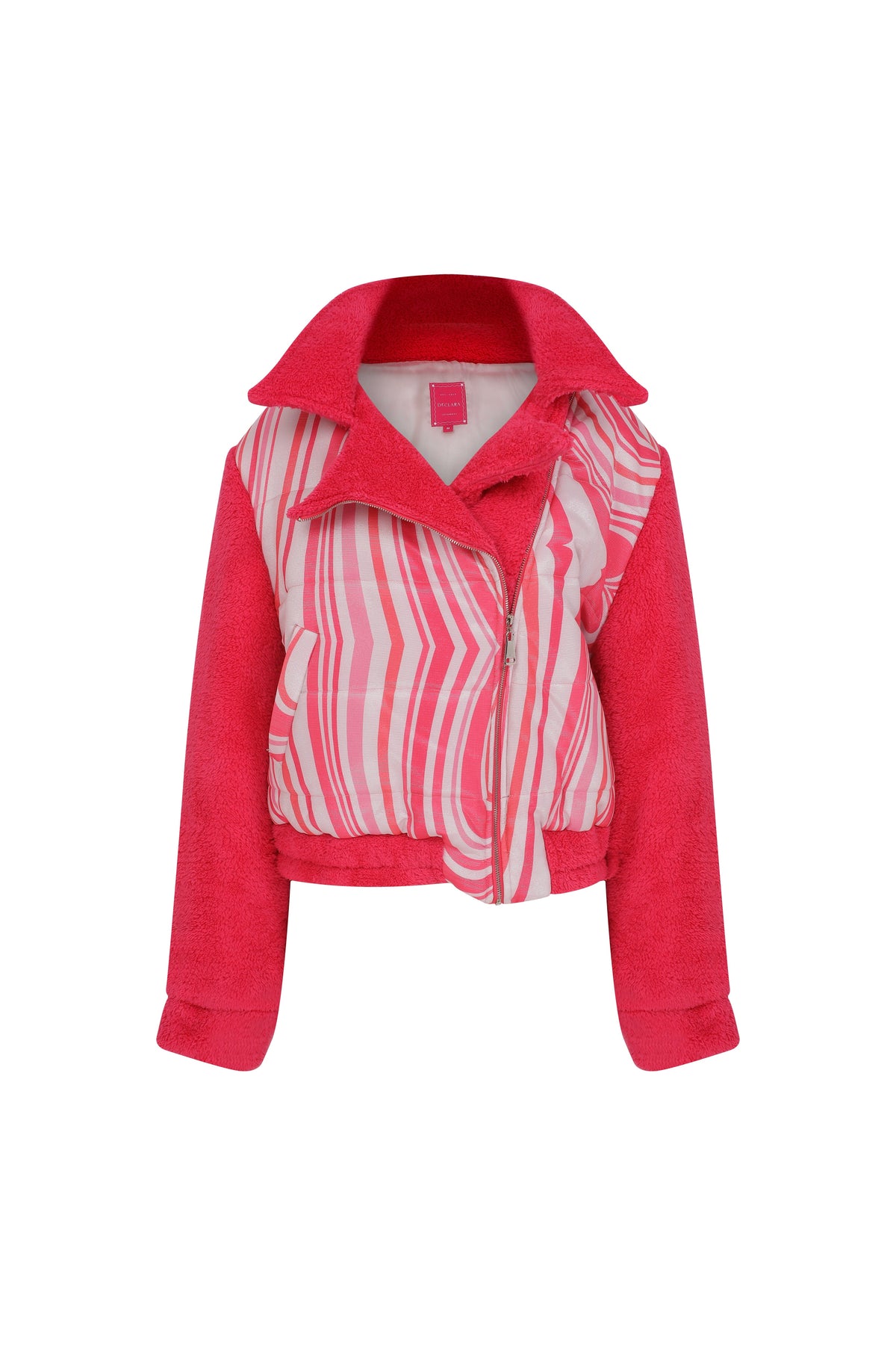 Declara-Psychedelic Fushsia Bomber Jacket-Ceket-2-fleurdirect.live