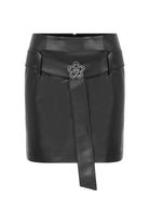 Declara-Romance In Leather Mini Skirt-Etek-2-fleurdirect.live
