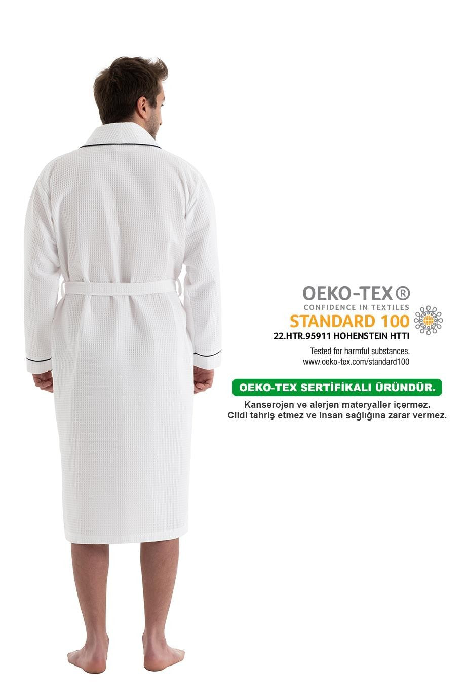 Denizli Concept-Unisex Soho Pi̇ke Bornoz-Bornoz-3-fleurdirect.live
