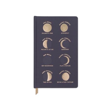 Designwork Ink-Design Works Ink Kumaş Kaplı Moon Phases Defter-Defter-3-fleurdirect.live