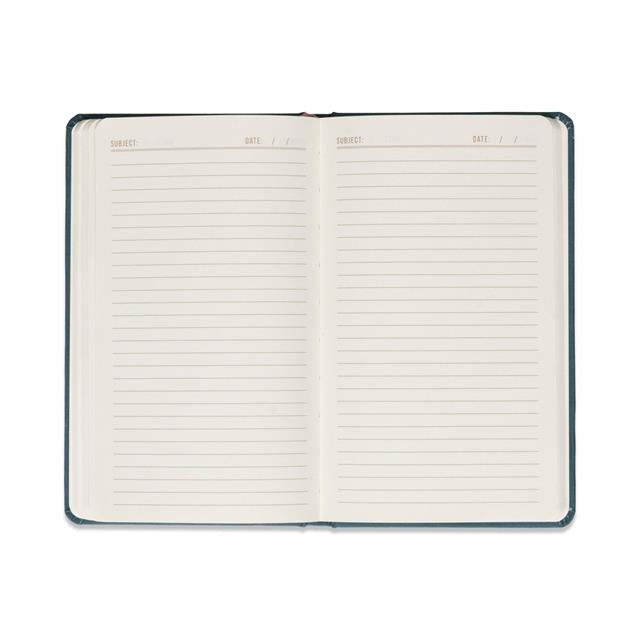 Designworks Ink Celestial Bookcloth Journal Defter- Teal Moon
