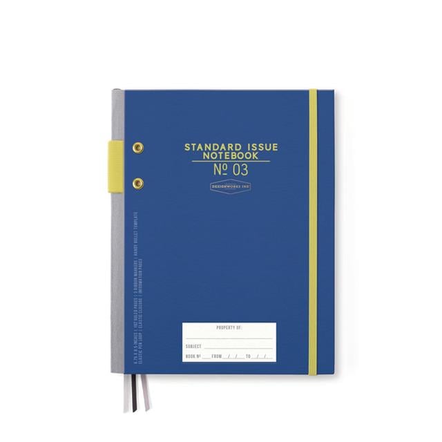 Designwork Ink-Standart Issue Defter Cobalt & Citron-Defter-1-fleurdirect.live