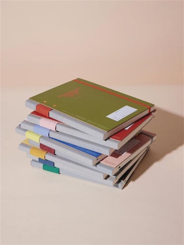 Designwork Ink-Standart Issue Defter Lavender & Periwinkle-Defter-5-fleurdirect.live