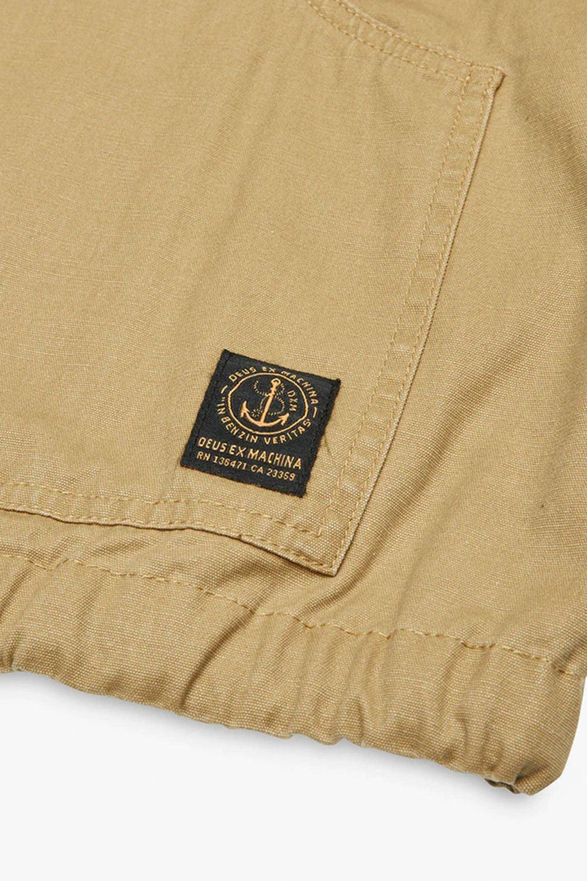 Deus-Waxed Landing Parka Tan-Kaban-6-fleurdirect.live