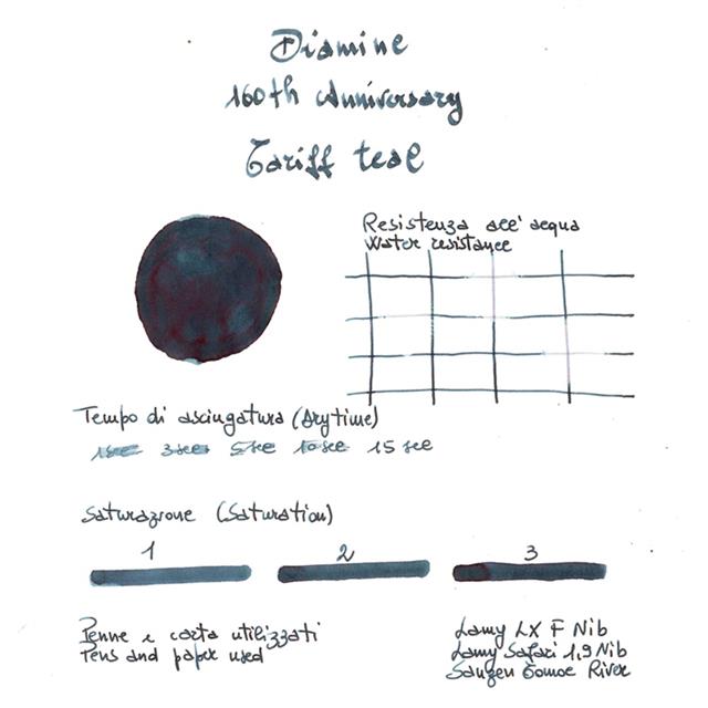 Diamine-Diamine 160. Yıl Dolma Kalem Mürekkebi 75 Ml. Tariff Teal-Mürekkep-2-fleurdirect.live