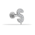 Dianora Piercing-14 Ayar Altın Taşlı Düz ş Harfi Tragus Piercing-Taşlı Düz Harf Tragus Piercing-31-fleurdirect.live