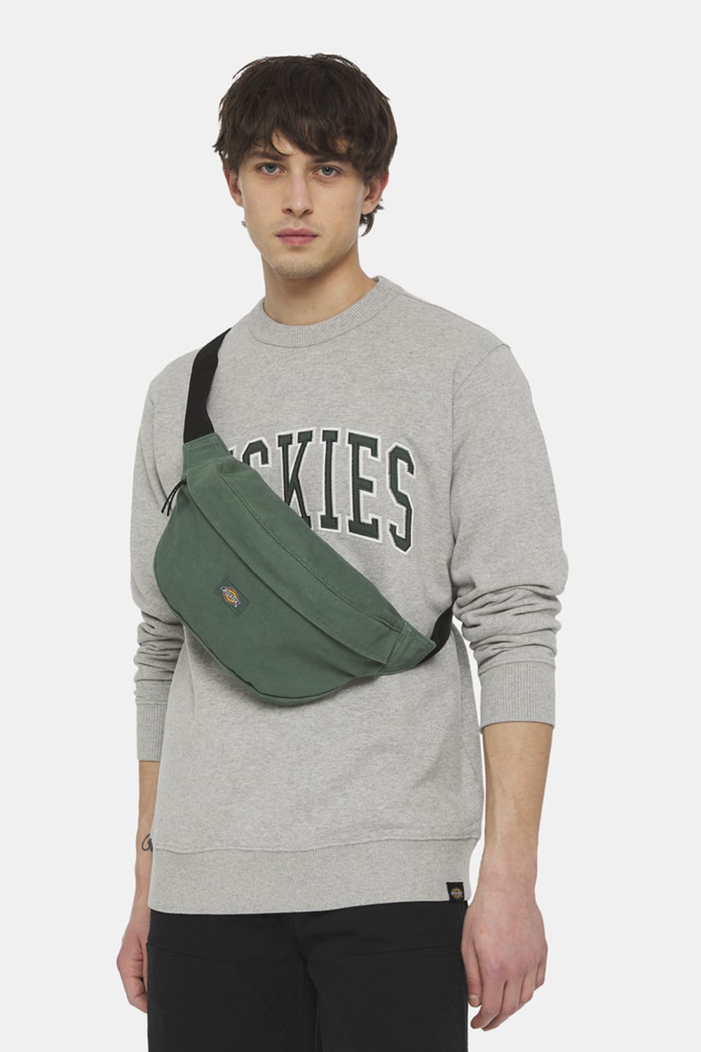 Dickies-Duck Canvas Cross Body Dark Forest-Bel Çantası-3-fleurdirect.live