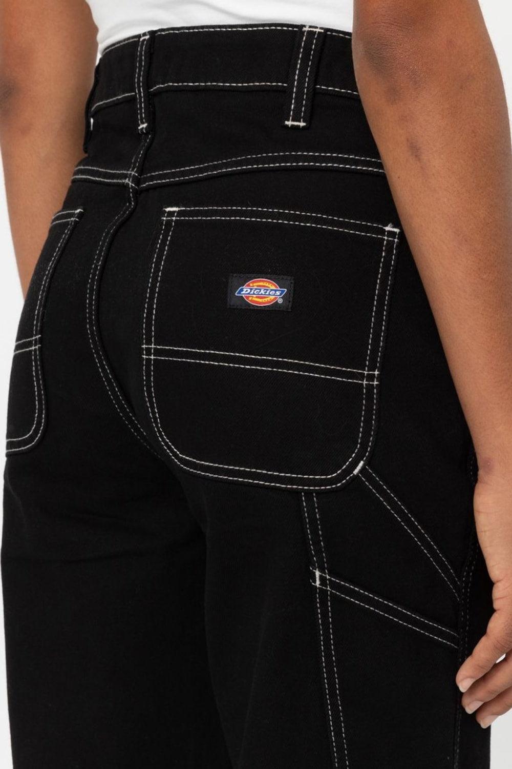 Dickies-Ellendale Denim Rinsed Black-Kot Pantolon-8-fleurdirect.live