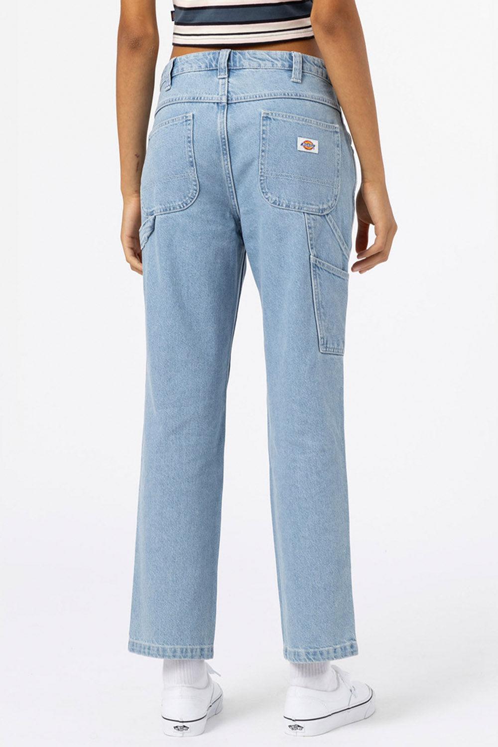 Dickies-Ellendale Denim Vintage Aged Blue-Kot Pantolon-2-fleurdirect.live