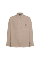 Dickies-Hickory Shirt LS Mushroom-Gömlek-6-fleurdirect.live