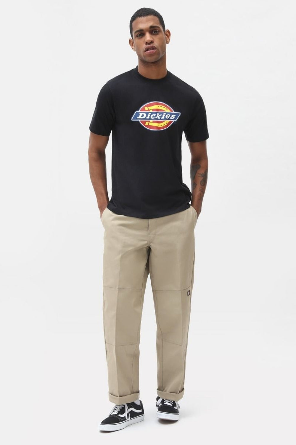 Dickies-Icon Logo Tee Black-T-Shirts-1-fleurdirect.live