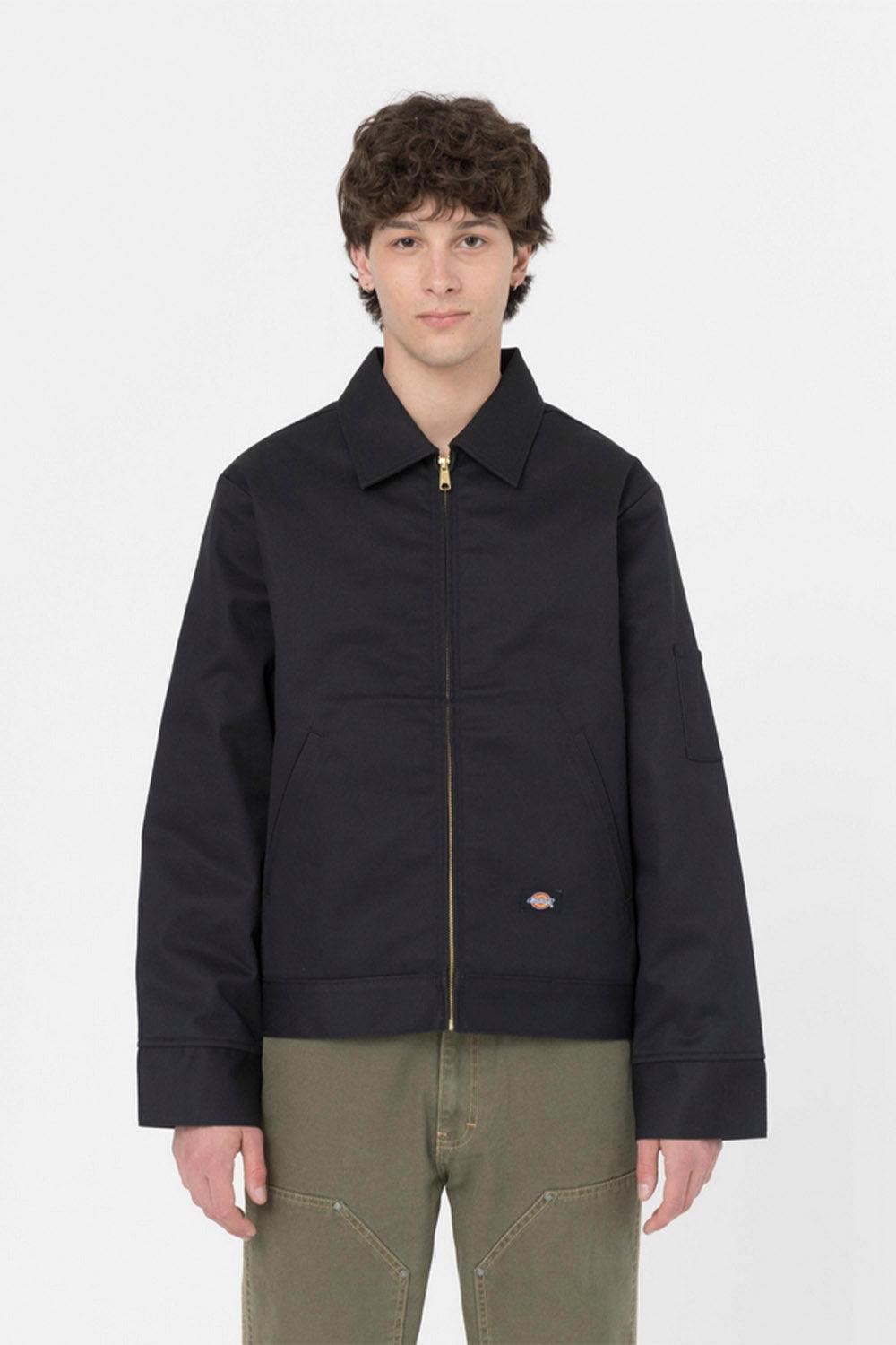 Dickies-Lined Eisenhower Jacket Rec Black-Deri Mont-4-fleurdirect.live
