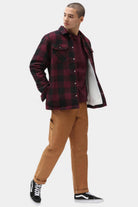 Dickies-Lined Sacramento Maroon-Gömlek-1-fleurdirect.live