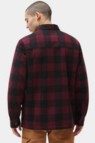 Dickies-Lined Sacramento Maroon-Gömlek-2-fleurdirect.live