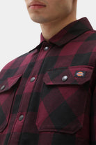 Dickies-Lined Sacramento Maroon-Gömlek-5-fleurdirect.live