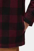 Dickies-Lined Sacramento Maroon-Gömlek-6-fleurdirect.live
