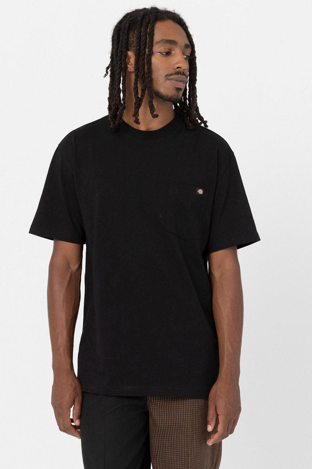 Dickies-Luray Pocket Tee SS Black-T-Shirts-1-fleurdirect.live