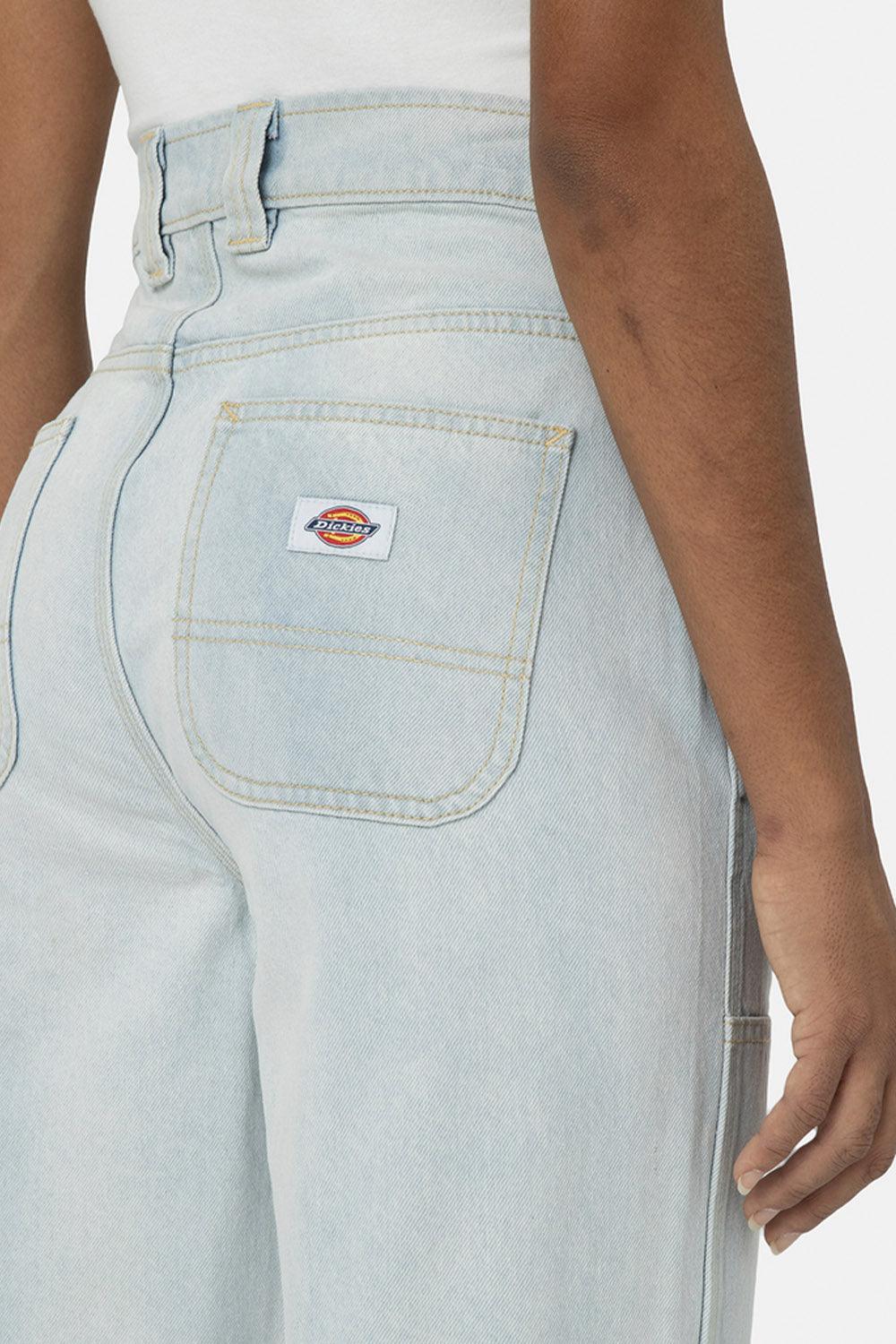 Dickies-Madison Double Knee Denim Ultra Light Wash-Kot Pantolon-3-fleurdirect.live