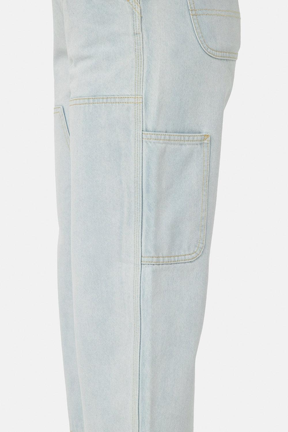 Dickies-Madison Double Knee Denim Ultra Light Wash-Kot Pantolon-4-fleurdirect.live