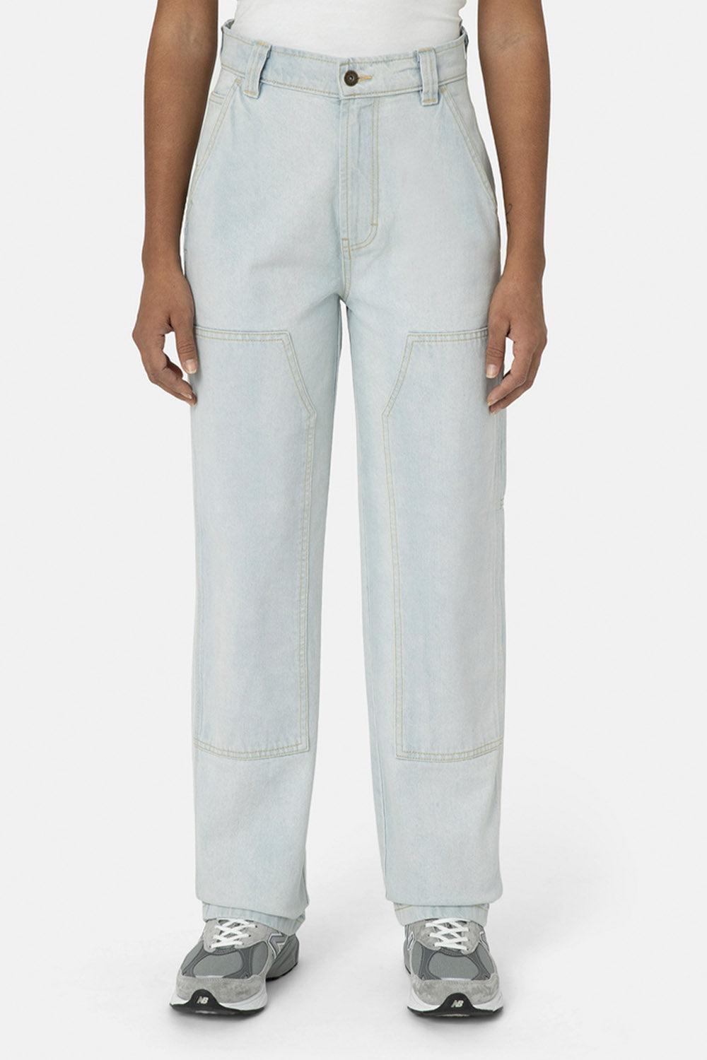 Dickies-Madison Double Knee Denim Ultra Light Wash-Kot Pantolon-8-fleurdirect.live