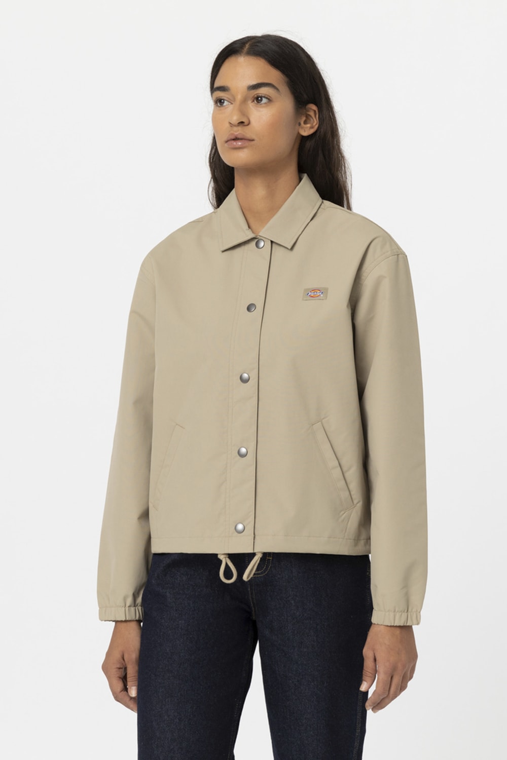 Dickies-Oakport Cropped Coach Jacket W-Yağmurluk-1-fleurdirect.live