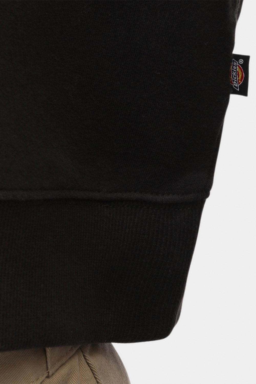 Dickies-Oakport Cropped Hoodie Black-Sweatshirts & Hoodies-10-fleurdirect.live