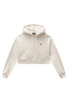 Dickies-Oakport Cropped Hoodie Ecru-Sweatshirts & Hoodies-9-fleurdirect.live