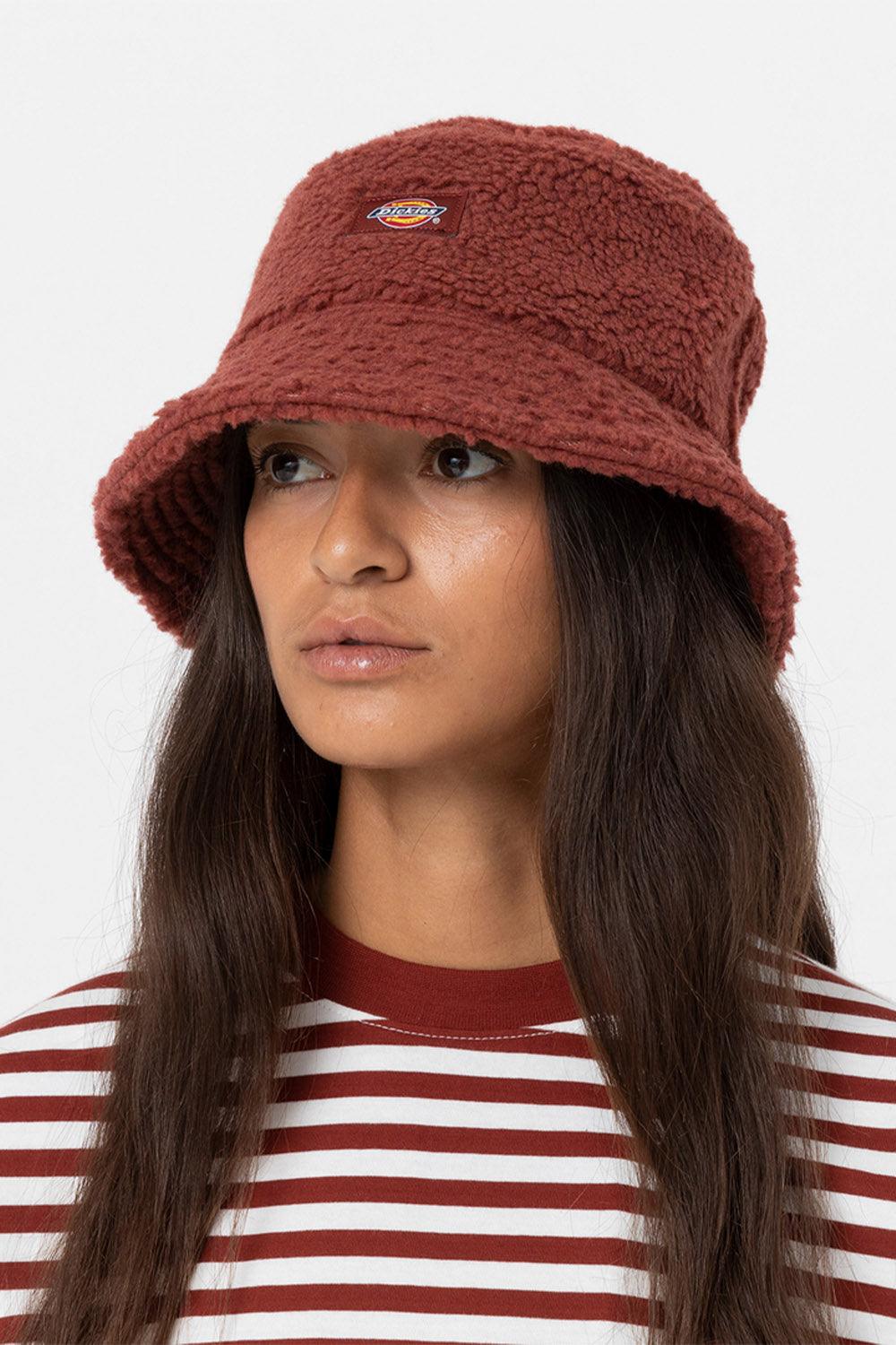 Dickies-Red Chute Bucket Fired Brick-Bucket Hat-2-fleurdirect.live