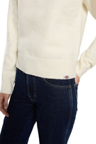 Dickies-Ruston Qz Yarım Fermuarlı Kırık Beyaz Kadın Yün Kazak-Kazak & Triko-8-fleurdirect.live