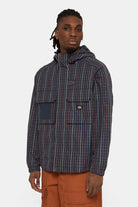 Dickies-Surry Jacket Outdoor Check Navy-Ceket-1-fleurdirect.live