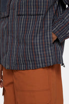 Dickies-Surry Jacket Outdoor Check Navy-Ceket-4-fleurdirect.live