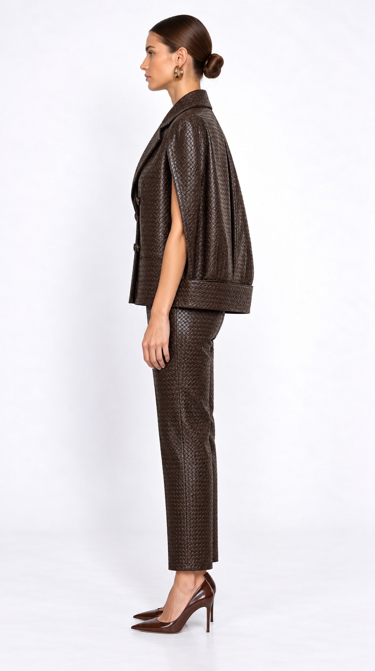 Woven Cape Jacket