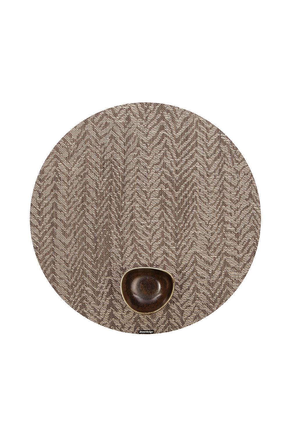 Dinnerdesign-Cosmos Sepia Yuvarlak Amerikan Servis 40 cm-Sunum Aksesuarları-1-fleurdirect.live