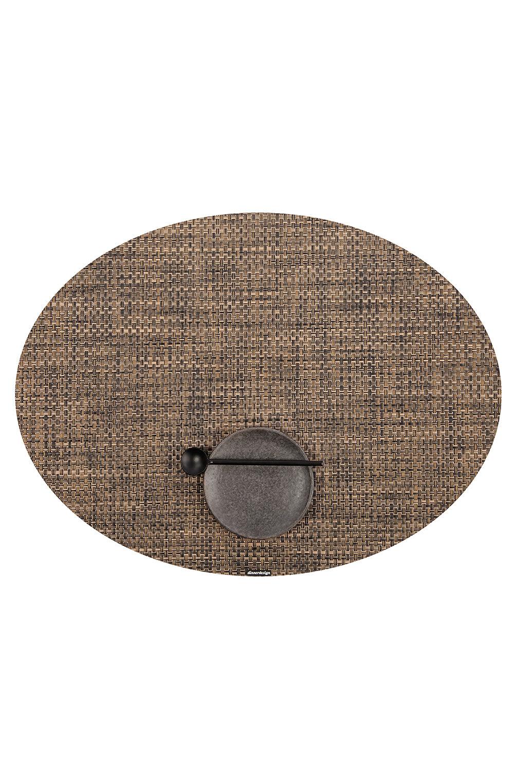 Dinnerdesign-Horizon Espresso Oval Amerikan Servis 36x49 cm-Sunum Aksesuarları-1-fleurdirect.live
