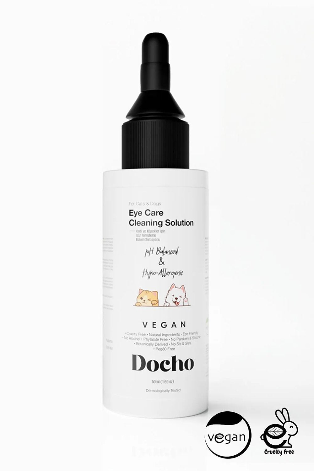 Docho-Kedi Ve Köpek Göz Temizleme Ve Bakım Solüsyonu 50 Ml-Kedi-2-fleurdirect.live