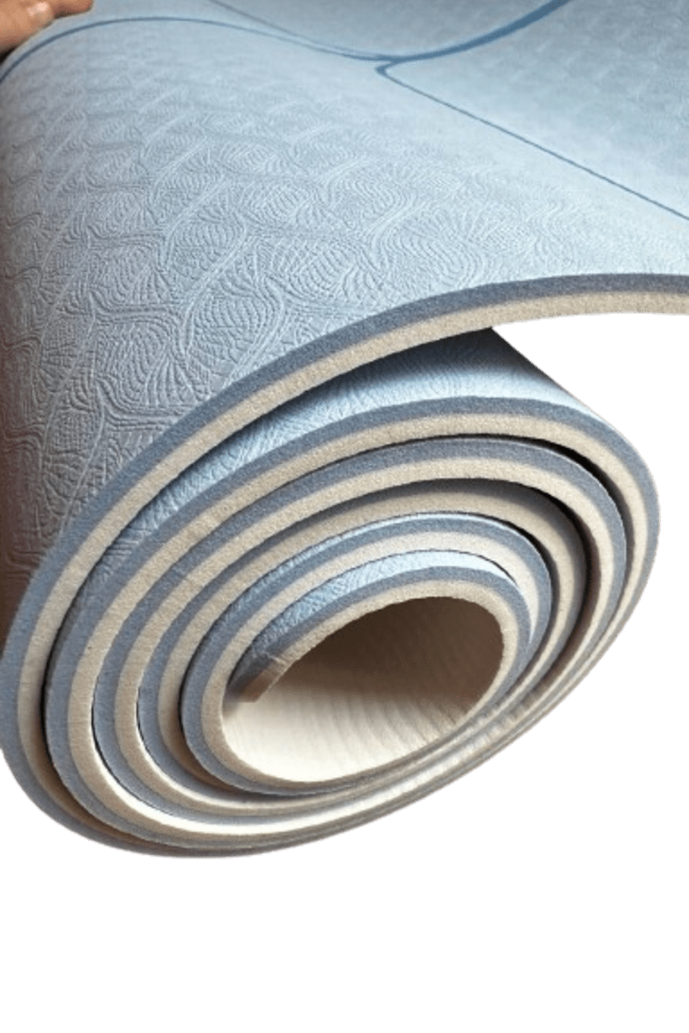 Dokuznet-Mantaray Studio Series Blue-grey-6mm Yoga Ve Pilates Matı-Yoga Matı-3-fleurdirect.live