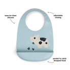 Done By Deer - Tiny Farm - Silikon Mama Önlüğü - Mavi