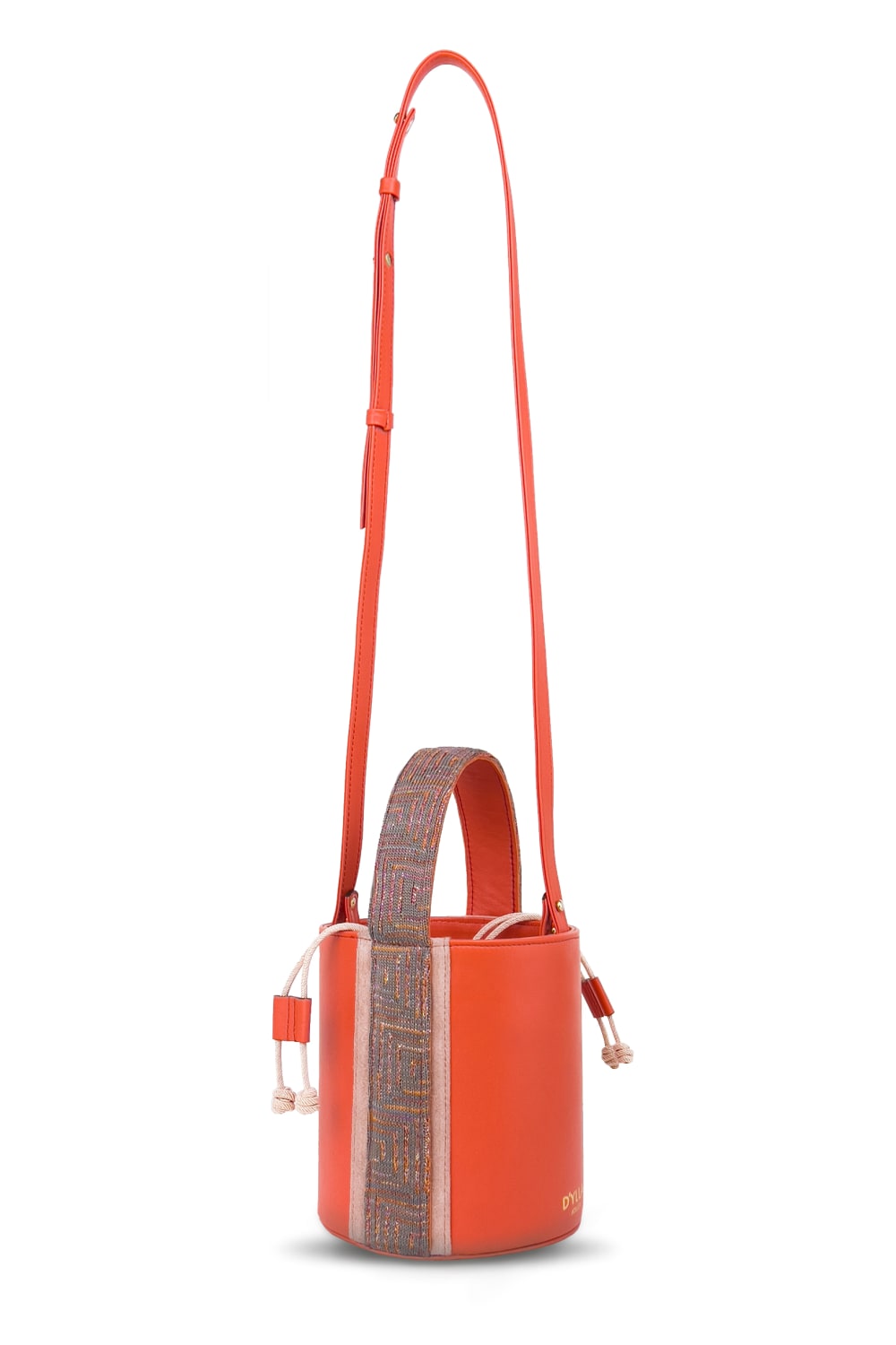 D’ylla Atelier-Lena Bucket Bag Pomegranate-Omuz Çantası-3-fleurdirect.live