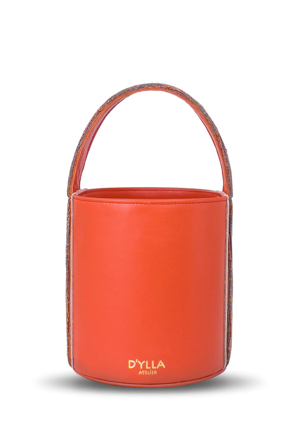 D’ylla Atelier-Lena Bucket Bag Pomegranate-Omuz Çantası-4-fleurdirect.live