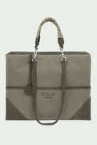 D’ylla Atelier-Valeria Tote Bag Khaki-Omuz Çantası-1-fleurdirect.live