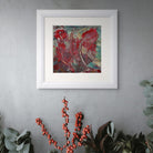 Esinti – 24 X 24 Cm Beyaz Çerçeveli Paspartülü El Yapımı Akrilik Tablo | Es Artisan Studio