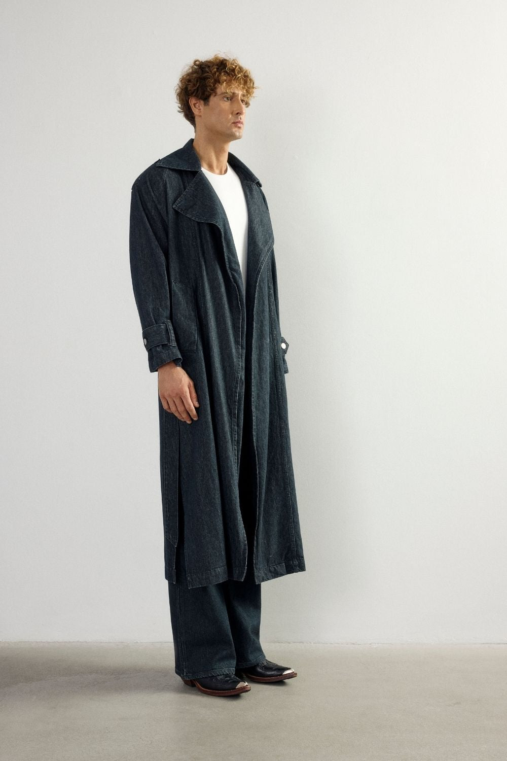 Loom Denim Man Trenhcoat - 2