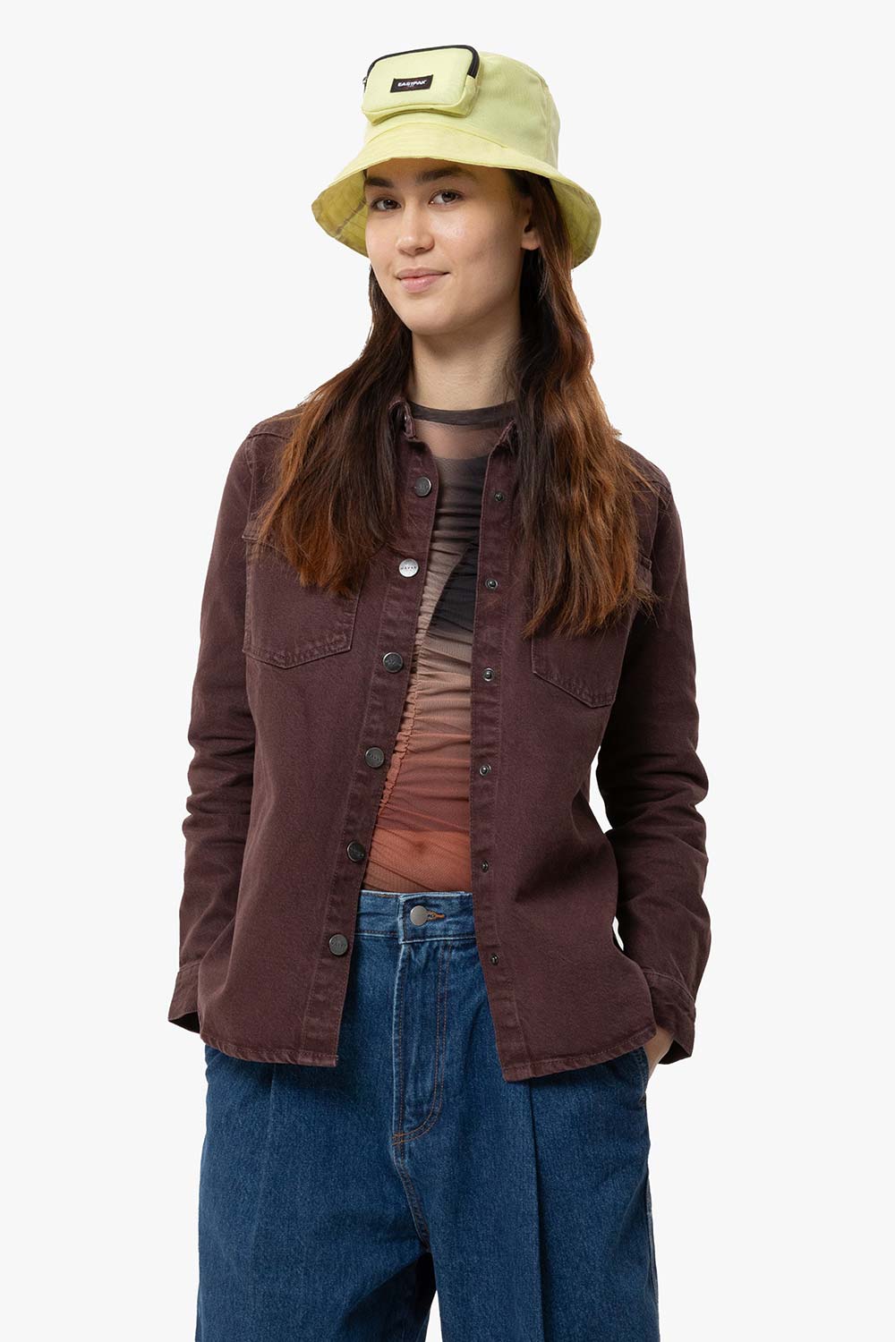 Eastpak-Bukhat Endive Green-Bucket Hat-3-fleurdirect.live