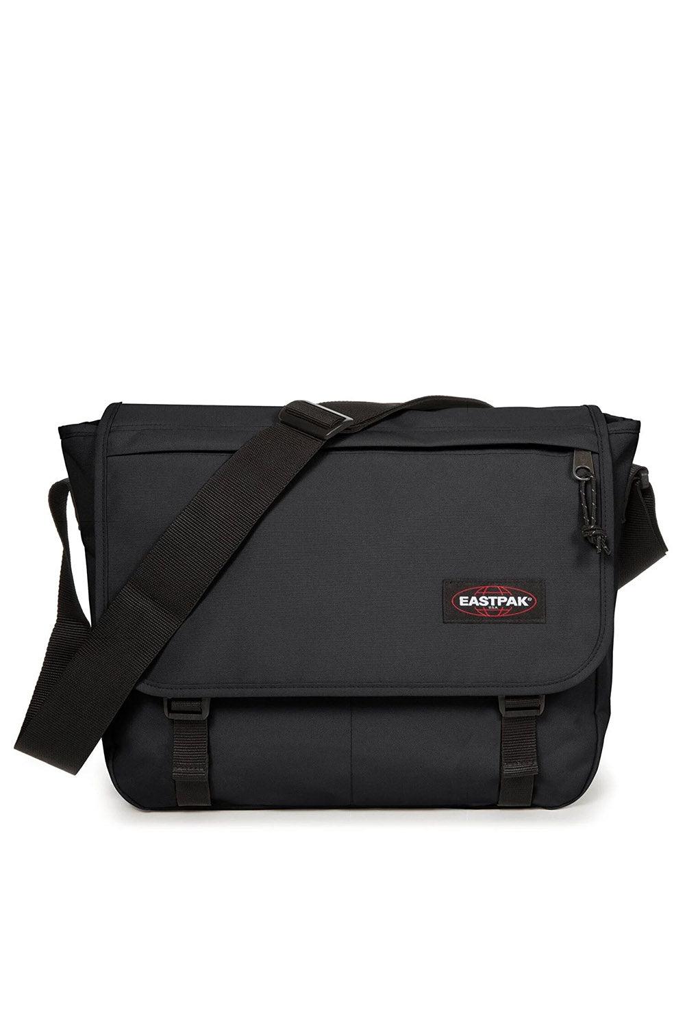 Eastpak-Delegate Black Postacı-Omuz Çantası-1-fleurdirect.live