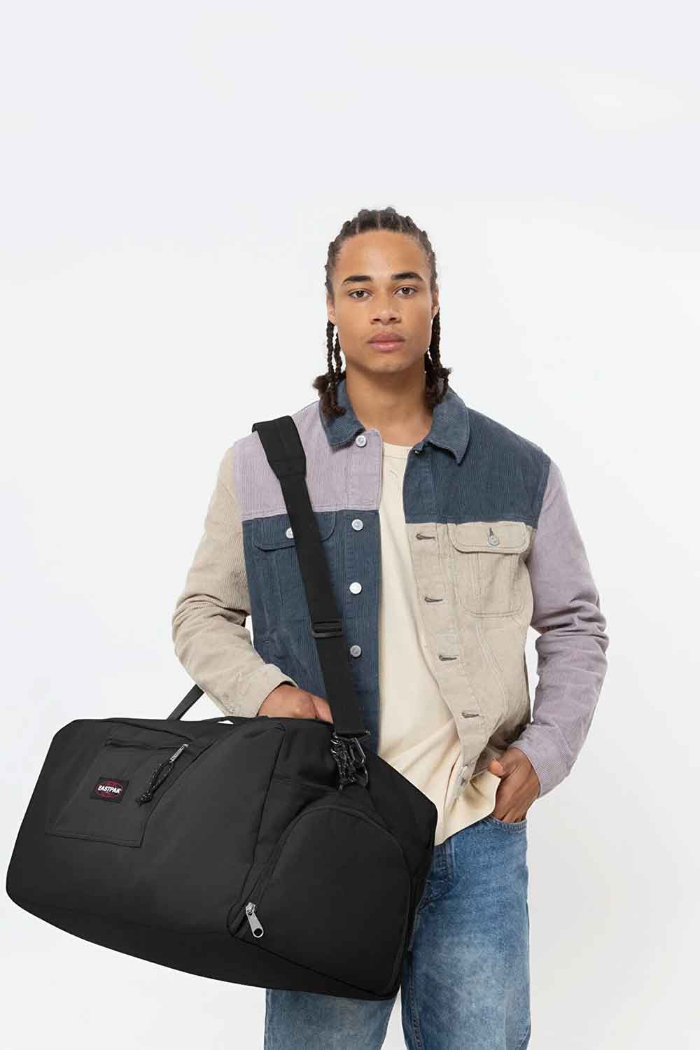 Eastpak-Duffl'r L Black-El Çantası-3-fleurdirect.live