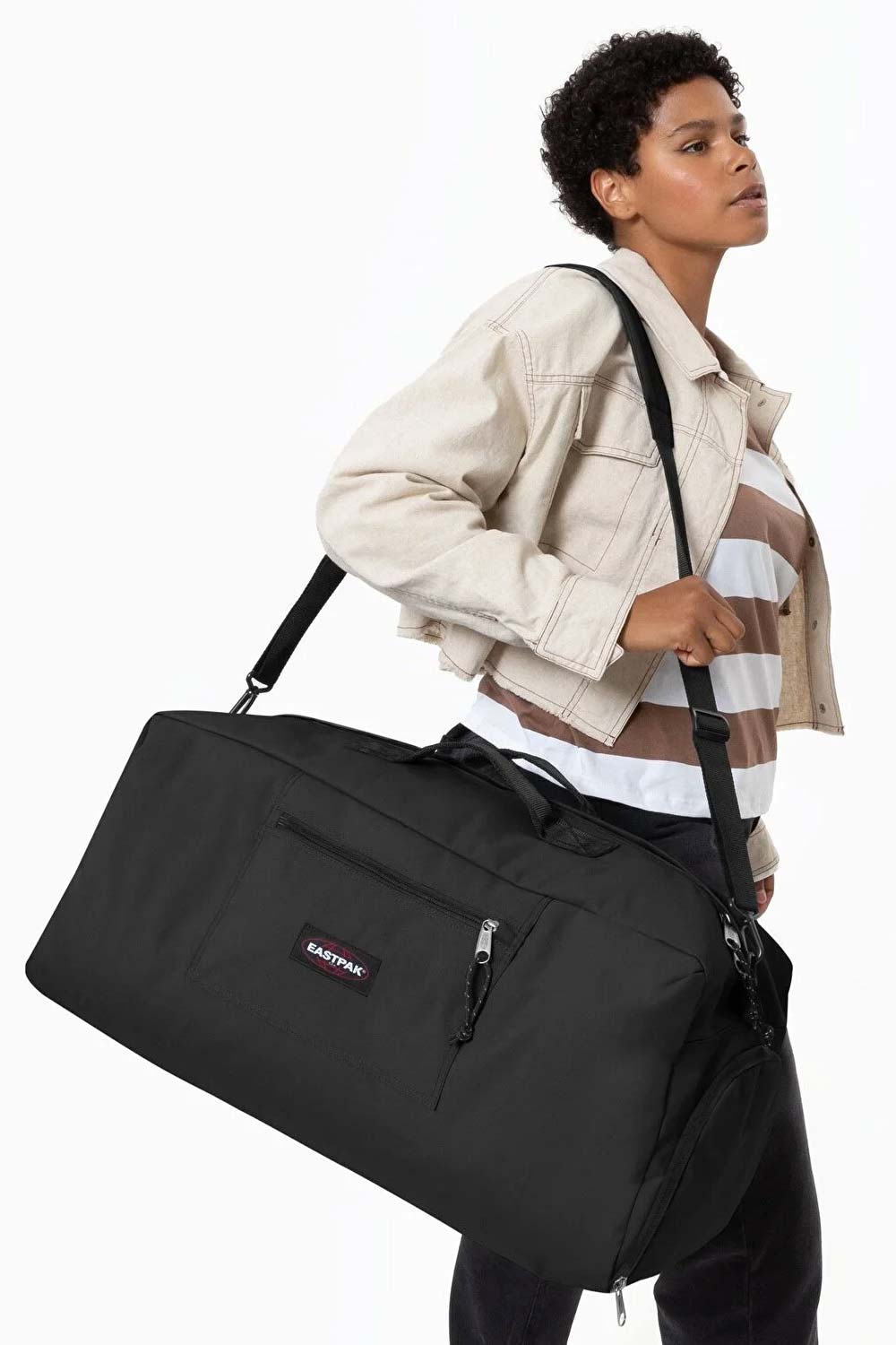 Eastpak-Duffl'r L Black-El Çantası-4-fleurdirect.live