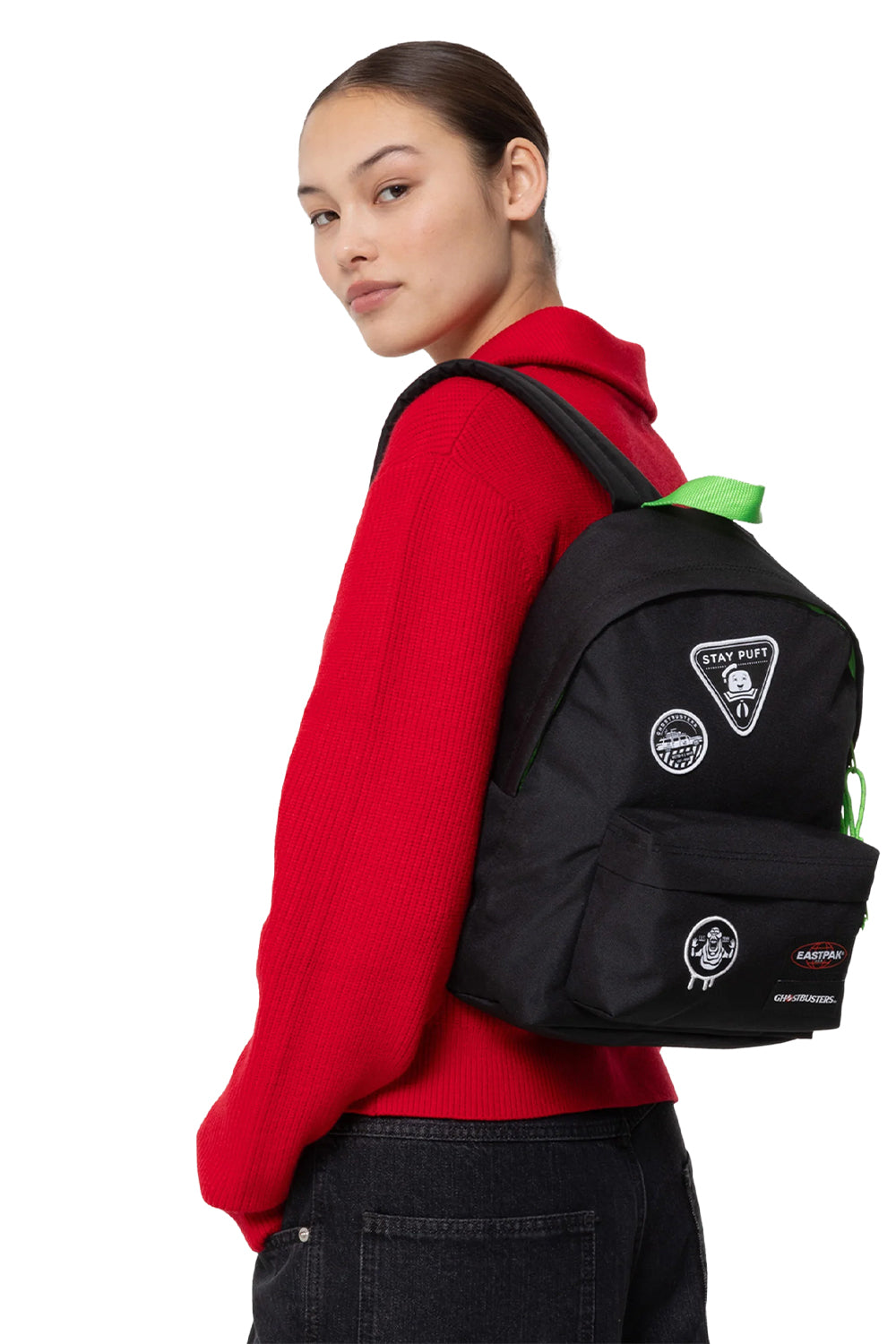 Eastpak-Ghostbusters Orbit Patched Siyah Sırt Çantası-Sırt Çantası-4-fleurdirect.live