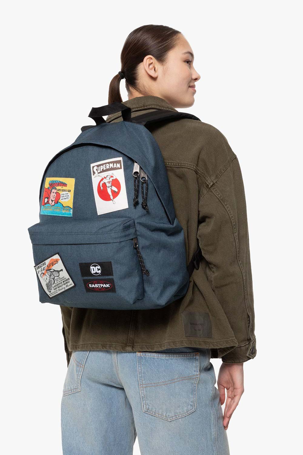 Eastpak-Padded Pak'r Superman Patch-Sırt Çantası-6-fleurdirect.live