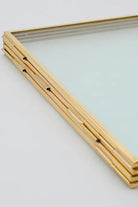 El Crea Designs-İkili Pirinç Gold Cam Masaüstü Fotoğraf Çerçevesi 20x15cm-Çerçeve-6-fleurdirect.live