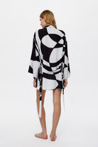 Eliphe-Loop Siyah Mini Kimono-Kimono-3-fleurdirect.live